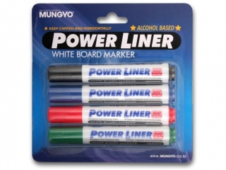 MUNGYO MARKER SUCHOŚCIERALNY MA-4W KOMPLET 4 SZT.