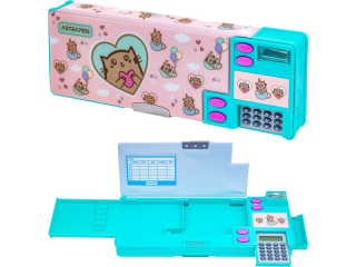 Pirnik z kalkulatorem ASTRAPEN ANIMALS  [opakowanie=6szt]