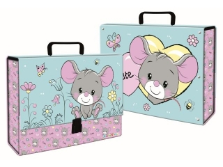 Teczka z rączką A4, XL 33 x 24, 8 x 9 cm MOUSE