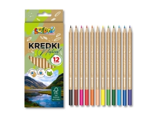 PENMATE KOLORI KREDKI NATURAL 12 KOLORÓW