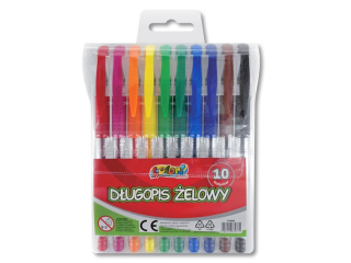 PENMATE DŁUGOPIS ŻELOWY 10 KOLORÓW