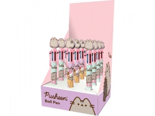 Długopis 6-kolorowy, automatyczny display 12 sztuk PUSHEEN