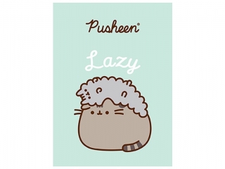 Zeszyt A4 32 kartki krata okadka laminowana 70 g/m2 PUSHEEN [opakowanie=15szt]