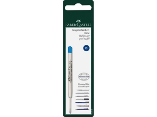 WKŁAD DO DŁUGOPISU NA BLISTRZE XB NIEBIE SKI FABER-CASTELL