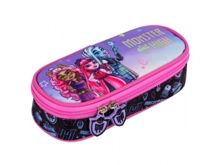 Piórnik saszetka usztywniona z wewnętrzną klapką MONSTER HIGH