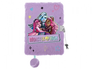Pamiętnik z kłódką "włochacz" A5 96 kartek MONSTER HIGH