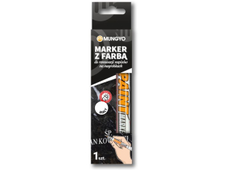 MUNGYO MARKER Z FARBĄ DO RENOWACJI NAPISÓW NA NAGROBKACH BIAŁY