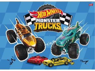 Podkad dwustronny laminowany A3 HOT WHEELS [opakowanie=10szt]