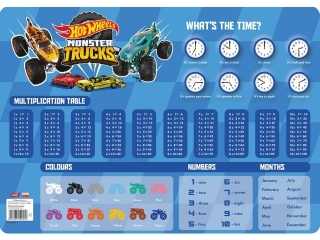 Podkad dwustronny laminowany A3 HOT WHEELS [opakowanie=10szt]
