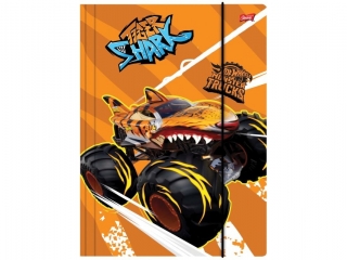 Teczka z gumk A4 300 g/m2 HOT WHEELS [opakowanie=10szt]