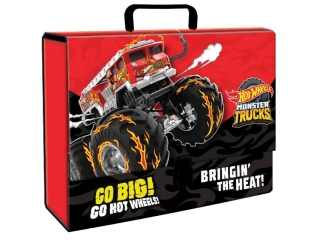 Teczka z rączką A4, XL 33 x 24, 8 x 9 cm HOT WHEELS