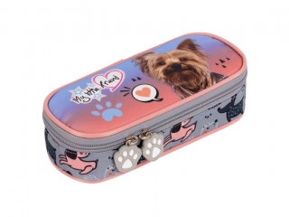 Pi�rnik saszetka usztywniona z wewn�trzn� klapk� PCL1 MY LITTLE FRIEND, GREY YORK