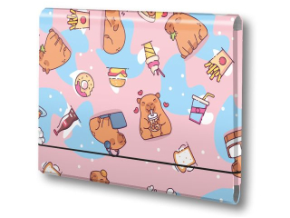 PENMATE TECZKA AMANA A4 NA GUMK T 0121 KAPIBARA FOOD FOLIA MAT NIERYSUJCA