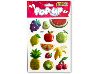 PENMATE KOLORI NAKLEJKI METALICZNE PUP-2603 FRUITS