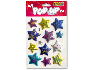 PENMATE KOLORI NAKLEJKI METALICZNE PUP-2608 STARS