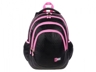 Plecak 4 komorowy 17" BP6 BLACK GLITTER