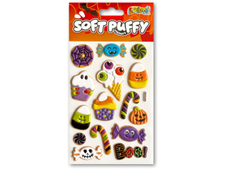 PENMATE KOLORI NAKLEJKI PUFFY SWPH-3202 HALLOWEEN SWEETS