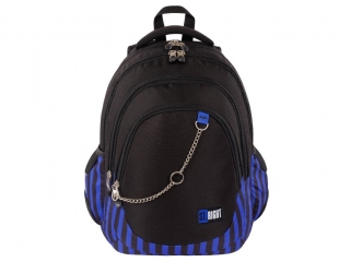 Plecak 4 komorowy 17" BP6 BLACK x BLUE