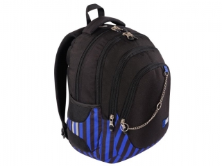 Plecak 4 komorowy 17" BP6 BLACK x BLUE