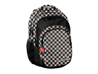 Plecak PASO BeUniq STRAWBERRY CHECK BU26TR-2706 41x31x25