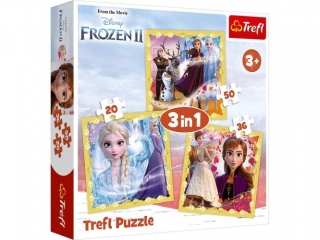 Puzzle "3w1 - Moc Anny i Elsy" / Disney Frozen 2 34847