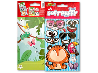 PENMATE KOLORI NAKLEJKI PUFFY SWP-3606 FUN WITH TIGER