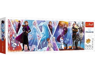 Puzzle "1000 Panorama - Kraina Lodu II" / Disney Frozen 2 29048