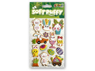 PENMATE KOLORI NAKLEJKI PUFFY SWPE-3203 HAPPY EASTER DAY