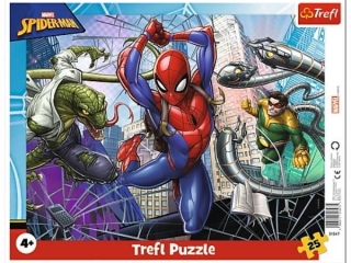 Puzzle "25 Ramkowe - Odwa¿ny Spiderman" / Disney Marvel Spiderman 31347