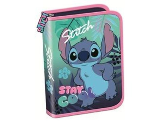 Piórnik dwuklapkowy bez wyposażenia STITCH STAY COOL