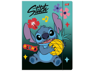 Teczka z gumk A4 300 g/m2 STITCH [opakowanie=10szt]