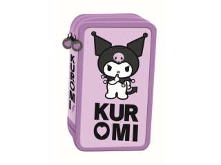 Pirnik szkolny potrjny z wyposaeniem KUROMI VIOLET