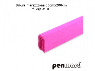 BIBUŁA MARSZCZONA 50x200cm FUKSJA a10 AC-16 (SZPSH)