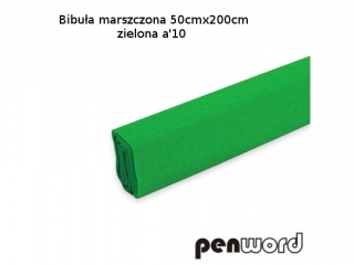 BIBUŁA MARSZCZONA 50x200cm ZIELONA a10 AC-42 (SZPSH)