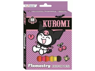 Flamastry 12 kolorw KUROMI [opakowanie=10szt]