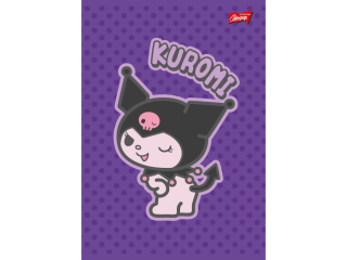 Zeszyt A5 32 kartki krata ok�adka laminowana UV 70 g/m2 KUROMI [opakowanie=15szt]