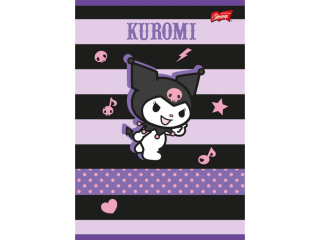 Zeszyt A5 32 kartki linia ok�adka laminowana UV 70 g/m2 KUROMI [opakowanie=15szt]