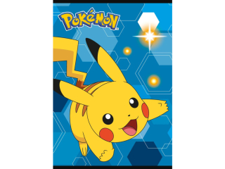 Zeszyt A5 16 kartek krata okadka laminowana 70 g/m2 POKEMON [opakowanie=15szt]