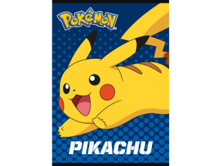 Zeszyt A5 32 kartki krata okadka laminowana 70 g/m2 POKEMON [opakowanie=15szt]