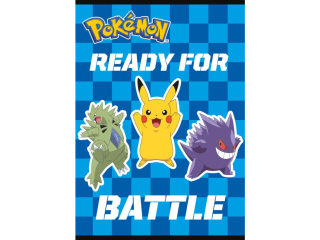 Zeszyt A5 32 kartki krata okadka laminowana 70 g/m2 POKEMON [opakowanie=15szt]