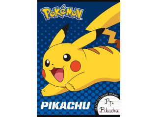 Zeszyt do nauki pisania A4 32 kartki linia dwukolorowa okadka laminowana 70 g/m2 POKEMON [opakowanie=15szt]