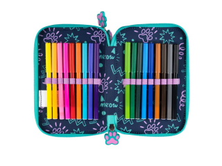 Pi�rnik szkolny potr�jny z wyposa�eniem MY LITTLE FRIEND, KITTY PARTY