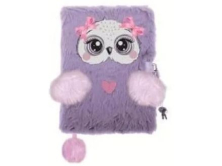 Pamitnik z kdk 3D "wochacz" A5 96 kartek MY LITTLE FRIEND, VIOLET OWL