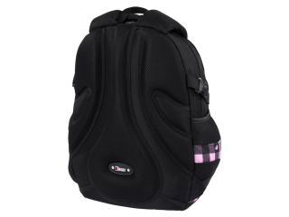 Plecak 4 komorowy 17" BP1 PINK CHECKERED
