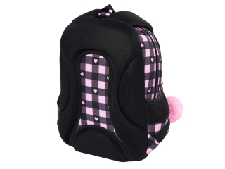 Plecak 3 komorowy 15" BP26 PINK CHECKERED