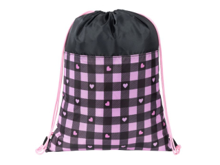 Worek na obuwie SO1 PINK CHECKERED