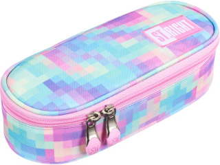 Piórnik saszetka usztywniona z wewnętrzną klapką PC1 PASTEL PIXELS