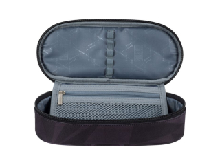 Pi�rnik saszetka usztywniona z wewn�trzn� klapk� PC1 GEOMETRIC GREY