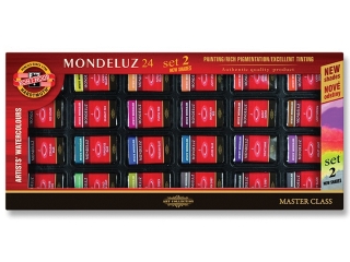 KIN FARBY AKWARELOWE MONDELUZ 01636/3 II 8G 24 KOLOROWE