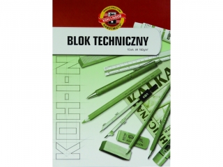 BLOK TECHNICZNY A4 10 KARTEK